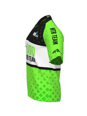 Podiumwear Men's Silver Short Sleeve MTB Jersey - New Fabric 2025!