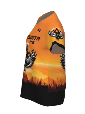 Podiumwear Women's Silver Short Sleeve MTB Jersey - NEW FABRIC 2025!