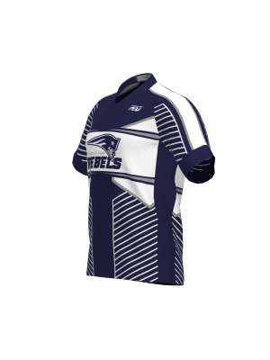 Podiumwear Men's Silver Short Sleeve MTB Jersey - New Fabric 2025!