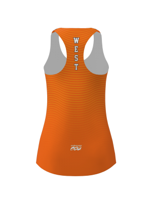 Podiumwear Women's Singlet (Nordic Skiing) Back View