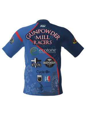 Podiumwear Men's Silver Short Sleeve MTB Jersey - New Fabric 2025!