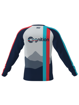 Podiumwear Unisex Silver Long Sleeve Tech Tee - New Fabric 2025!