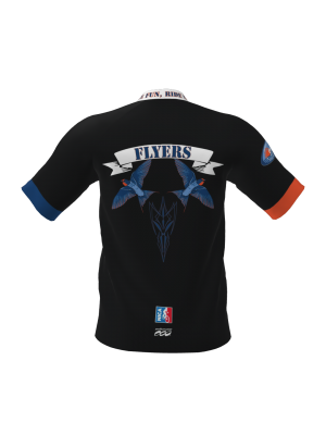 Podiumwear Men's Silver Short Sleeve MTB Jersey - New Fabric 2025!