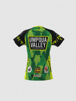Podiumwear Women's Silver Short Sleeve MTB Jersey - NEW FABRIC 2025!