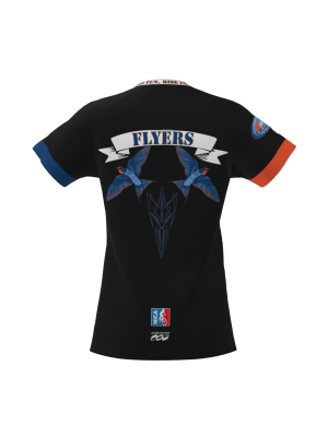 Podiumwear Women's Silver Short Sleeve MTB Jersey - NEW FABRIC 2025!