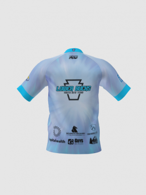 Podiumwear Men's Silver Short Sleeve MTB Jersey - New Fabric 2025!