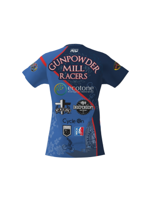 Podiumwear Women's Silver Short Sleeve MTB Jersey - NEW FABRIC 2025!