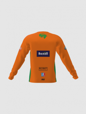 Podiumwear Unisex Silver Long Sleeve Tech Tee - New Fabric 2025!