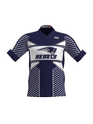 Podiumwear Men's Silver Short Sleeve MTB Jersey - New Fabric 2025!