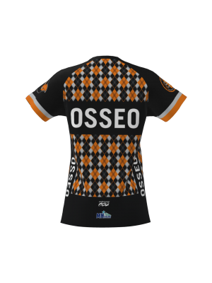 Podiumwear Women's Silver Short Sleeve MTB Jersey - NEW FABRIC 2025!