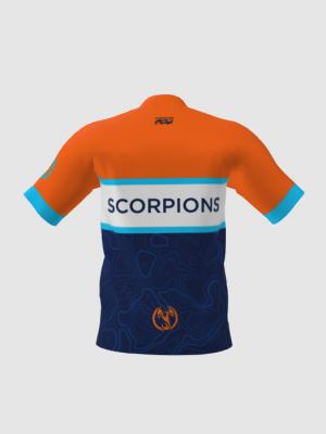 Podiumwear Men's Silver Short Sleeve MTB Jersey - New Fabric 2025!