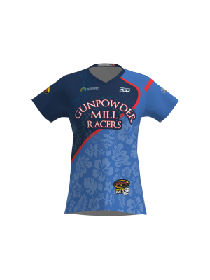 Podiumwear Women's Silver Short Sleeve MTB Jersey - NEW FABRIC 2025!