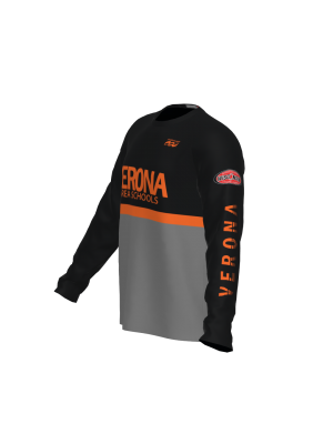 Podiumwear Unisex Silver Long Sleeve Tech Tee - New Fabric 2025!