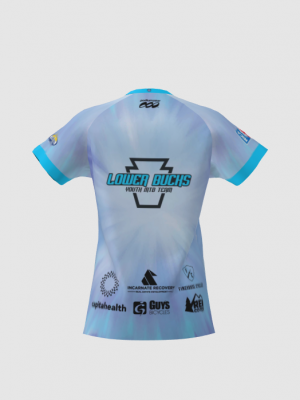 Podiumwear Women's Silver Short Sleeve MTB Jersey - NEW FABRIC 2025!