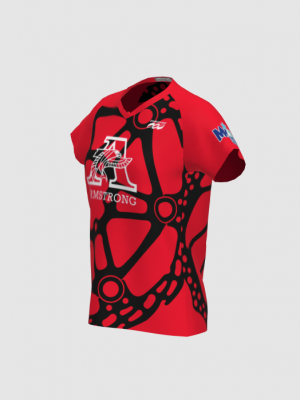 Podiumwear Women's Silver Short Sleeve MTB Jersey - NEW FABRIC 2025!