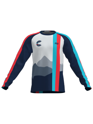 Podiumwear Unisex Silver Long Sleeve Tech Tee - New Fabric 2025!