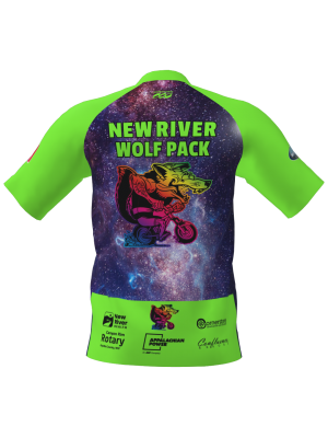Podiumwear Men's Silver Short Sleeve MTB Jersey - New Fabric 2025!