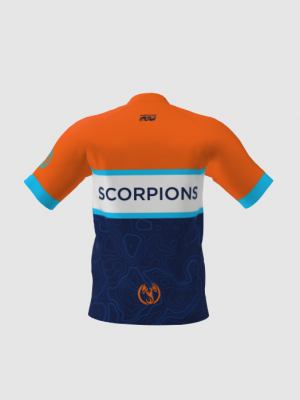 Podiumwear Men's Silver Short Sleeve MTB Jersey - New Fabric 2025!