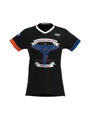 Podiumwear Women's Silver Short Sleeve MTB Jersey - NEW FABRIC 2025!