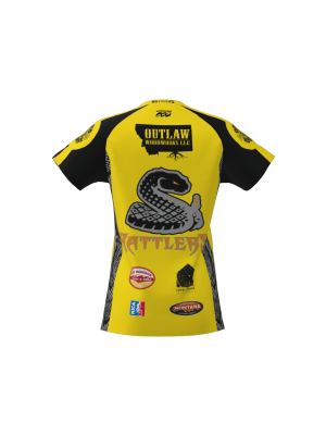 Podiumwear Women's Silver Short Sleeve MTB Jersey - NEW FABRIC 2025!