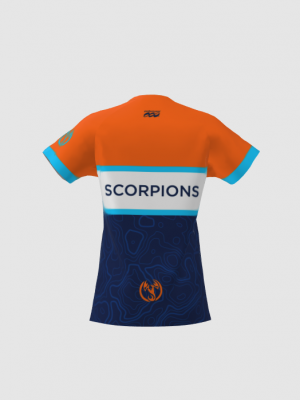 Podiumwear Women's Silver Short Sleeve MTB Jersey - NEW FABRIC 2025!