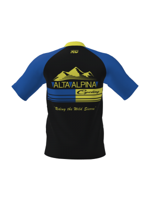 Podiumwear Men's Silver Short Sleeve MTB Jersey - New Fabric 2025!