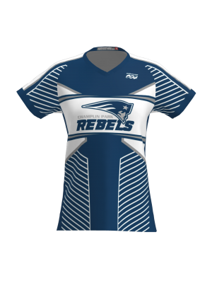 Podiumwear Women's Silver Short Sleeve MTB Jersey - NEW FABRIC 2025!
