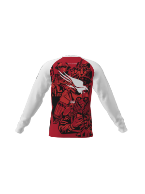 Podiumwear Unisex Silver Long Sleeve Tech Tee - New Fabric 2025!