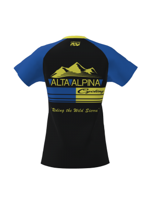 Podiumwear Women's Silver Short Sleeve MTB Jersey - NEW FABRIC 2025!