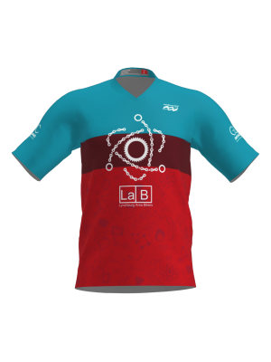 Podiumwear Men's Silver Short Sleeve MTB Jersey - New Fabric 2025!