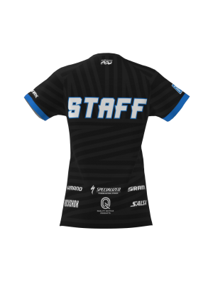 Podiumwear Women's Silver Short Sleeve MTB Jersey - NEW FABRIC 2025!