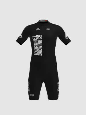 Podiumwear Men's Short Sleeve Skinsuit with Pockets