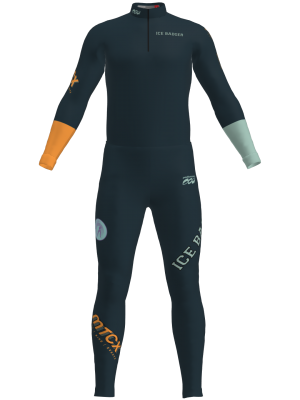 Podiumwear Unisex Bronze Two-Piece Race Suit