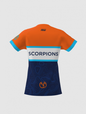 Podiumwear Women's Silver Short Sleeve MTB Jersey - NEW FABRIC 2025!