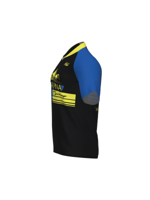 Podiumwear Men's Silver Short Sleeve MTB Jersey - New Fabric 2025!