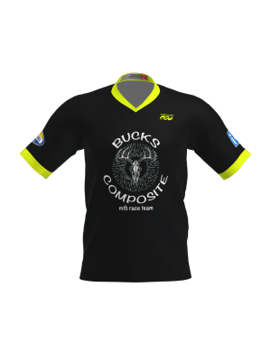 Podiumwear Men's Silver Short Sleeve MTB Jersey - New Fabric 2025!