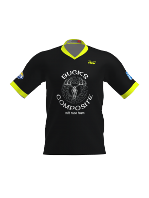Podiumwear Men's Silver Short Sleeve MTB Jersey - New Fabric 2025!