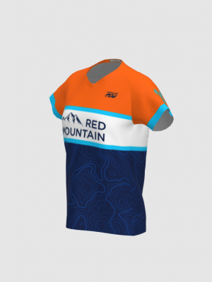Podiumwear Women's Silver Short Sleeve MTB Jersey - NEW FABRIC 2025!