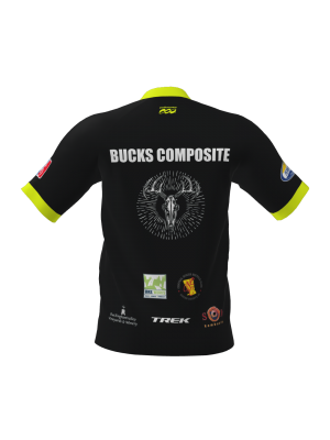 Podiumwear Men's Silver Short Sleeve MTB Jersey - New Fabric 2025!