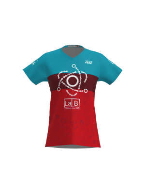 Podiumwear Women's Silver Short Sleeve MTB Jersey - NEW FABRIC 2025!