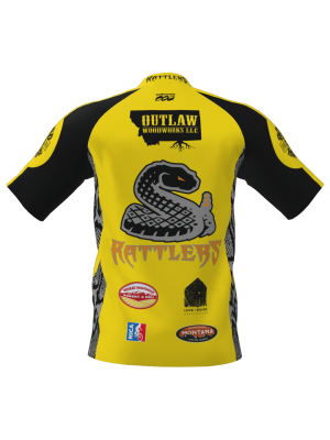 Podiumwear Men's Silver Short Sleeve MTB Jersey - New Fabric 2025!