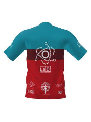 Podiumwear Men's Silver Short Sleeve MTB Jersey - New Fabric 2025!