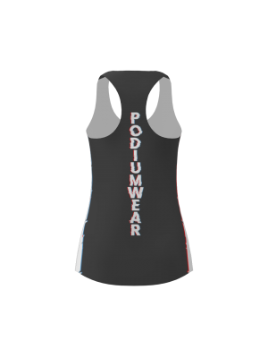 Podiumwear Women's Singlet (Nordic Skiing) Back View