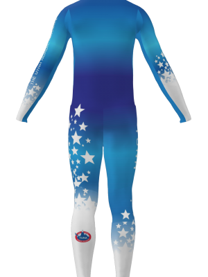 Podiumwear Unisex Gold Two-Piece Race Suit