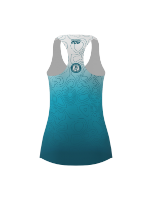 Podiumwear Women's Singlet (Nordic Skiing) Back View