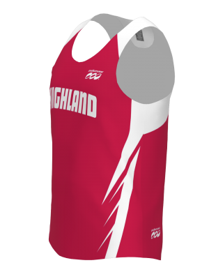 Podiumwear Men's Singlet (Nordic Skiing) Side View