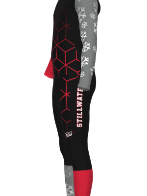 Podiumwear Unisex Gold Two-Piece Race Suit