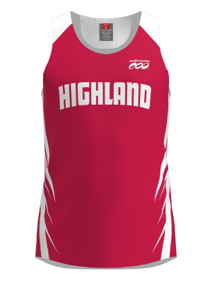 Podiumwear Men's Singlet (Nordic Skiing) Front View