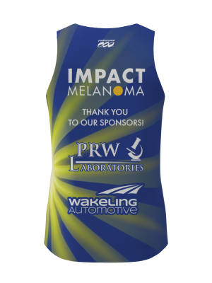 Podiumwear Men's Singlet (Nordic Skiing) Back View