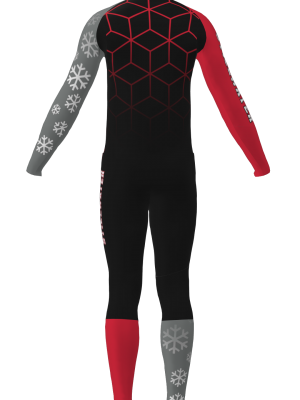 Podiumwear Unisex Gold Two-Piece Race Suit